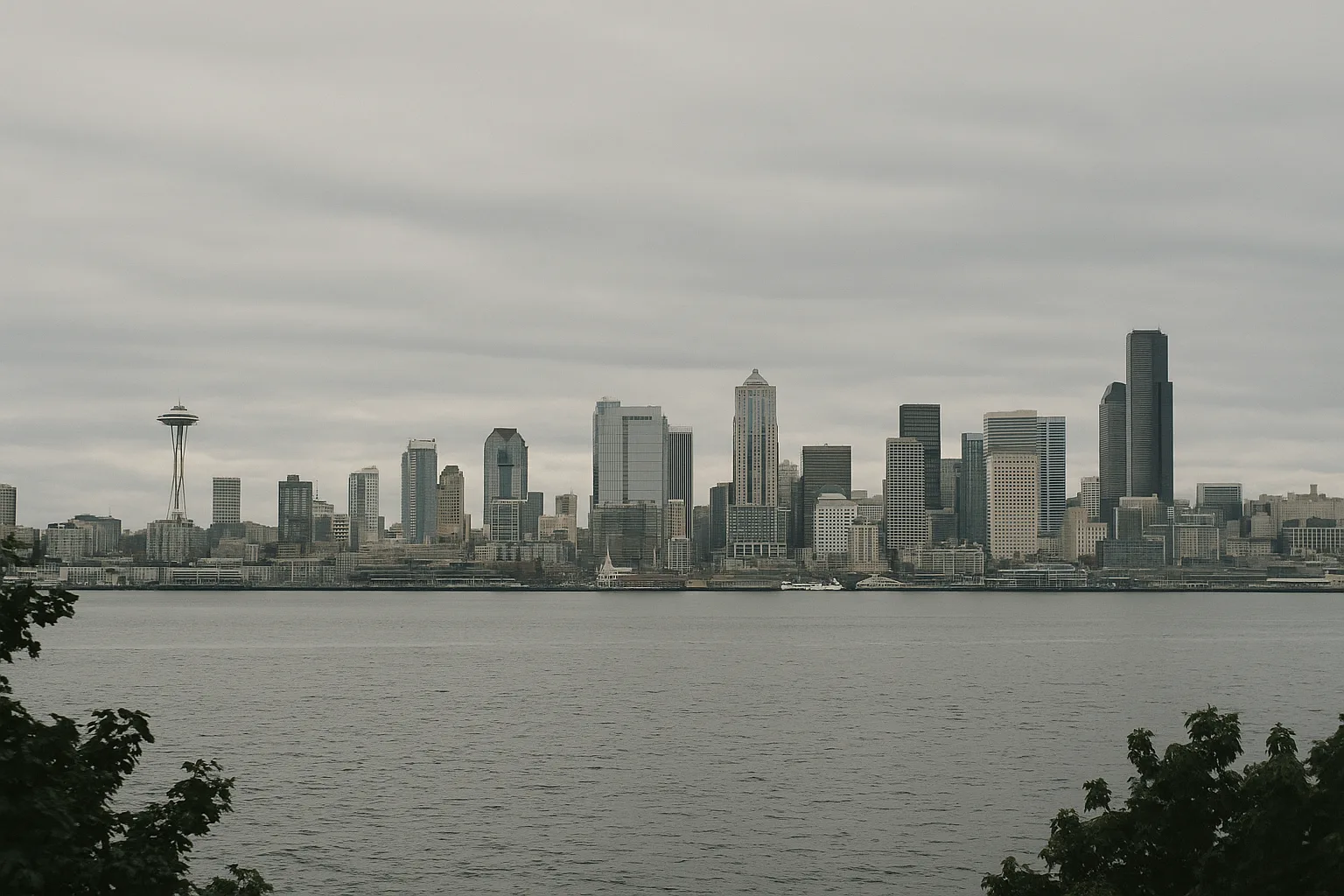 Seattle waterfront and downtown skyline